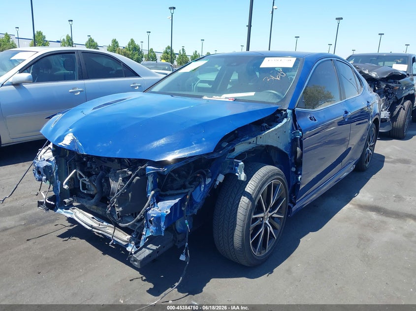 2023 Toyota Camry VIN 4T1G11AK8PU110648 IAAI salvage auction — FRONT END, Salvage Title, sold $8,100 on 2026-07-19 (photo 6)