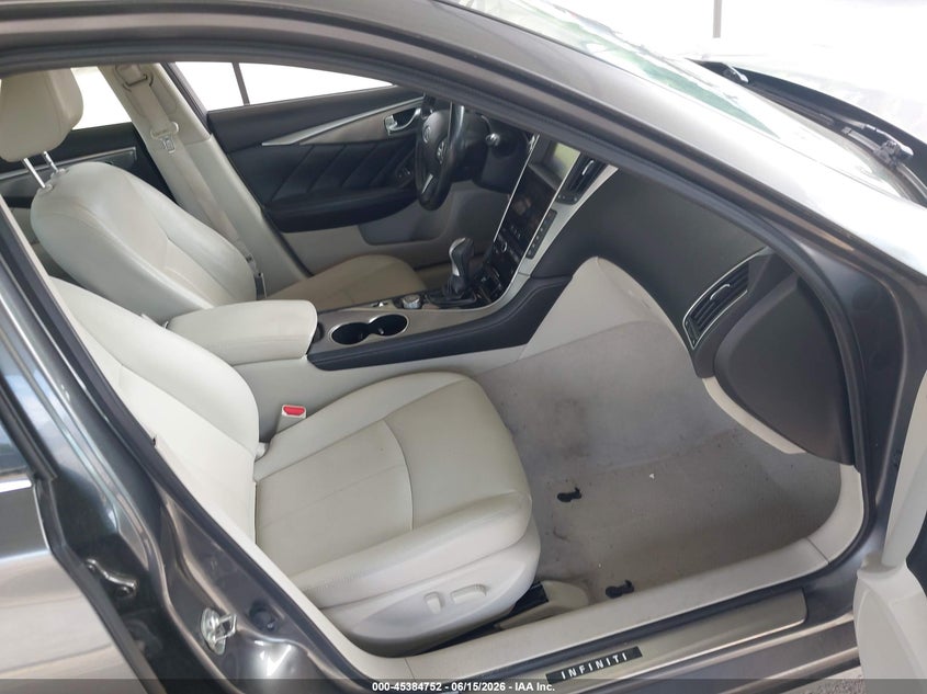 2015 Infiniti Q50 VIN JN1BV7AR9FM408338 IAAI salvage auction — RIGHT FRONT, Salvage Title, sold $1,300 on 2026-07-23 (photo 5)