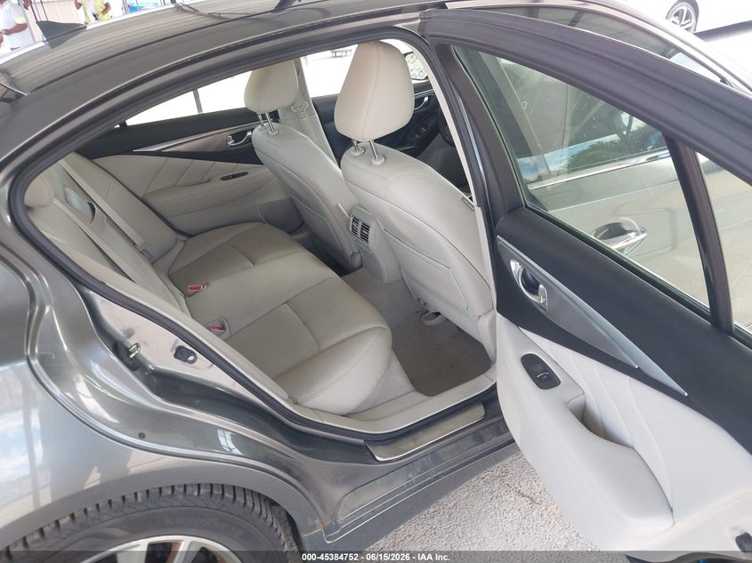 2015 Infiniti Q50 VIN JN1BV7AR9FM408338 IAAI salvage auction — RIGHT FRONT, Salvage Title, sold $1,300 on 2026-07-23 (photo 8)