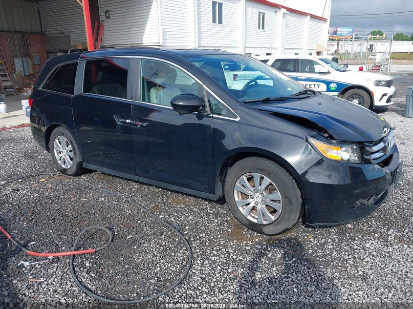 2015 Honda Odyssey VIN 5FNRL5H6XFB072063 IAAI salvage auction — FRONT & REAR, Salvage Title, sold $1,350 on 2026-07-23 (photo 1)