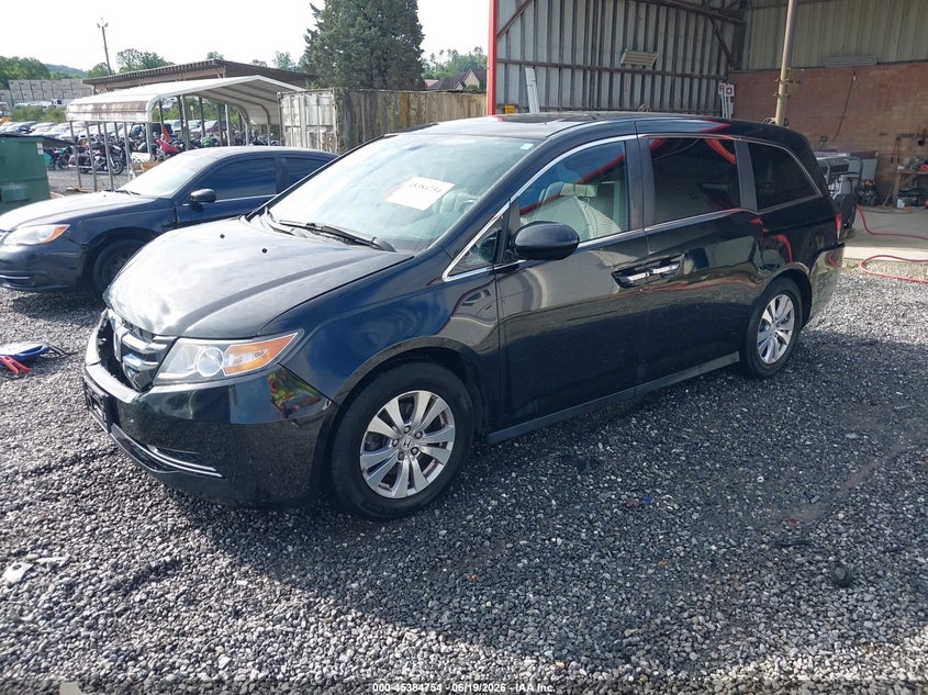 2015 Honda Odyssey VIN 5FNRL5H6XFB072063 IAAI salvage auction — FRONT & REAR, Salvage Title, sold $1,350 on 2026-07-23 (photo 2)