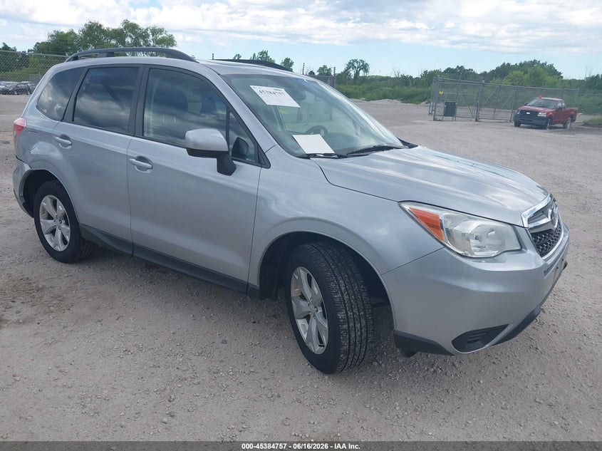 2015 Subaru Forester VIN JF2SJADC3FH515201 IAAI salvage auction — REAR END, Junk Bill Of Sale Mv2459 (Wisconsin), sold $3,075 on 2026-07-14 (photo 1)
