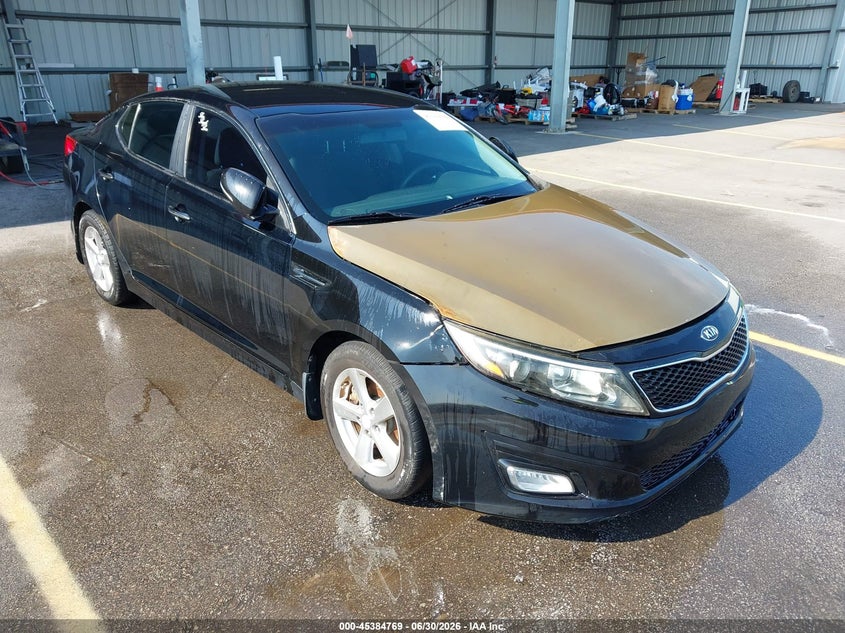 2015 Kia Optima VIN 5XXGM4A70FG463544 IAAI salvage auction — NORMAL WEAR, Repossession Paperwork (South Carolina), sold $850 on 2026-07-29 (photo 1)