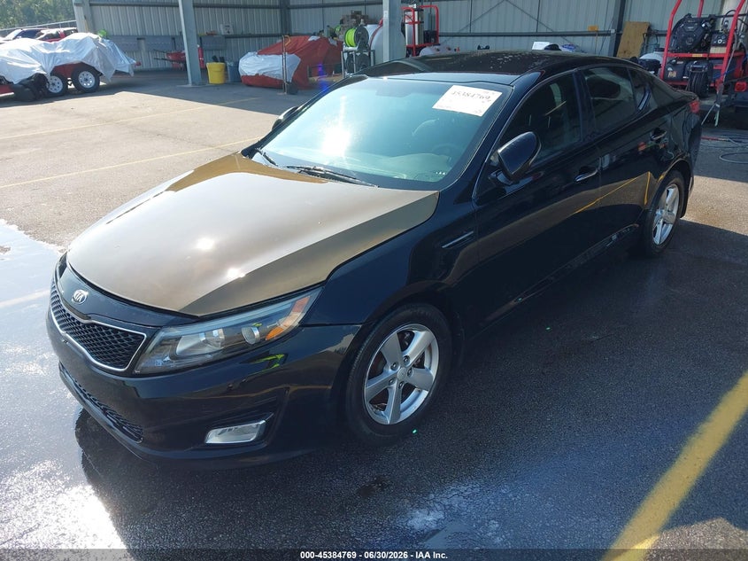 2015 Kia Optima VIN 5XXGM4A70FG463544 IAAI salvage auction — NORMAL WEAR, Repossession Paperwork (South Carolina), sold $850 on 2026-07-29 (photo 2)