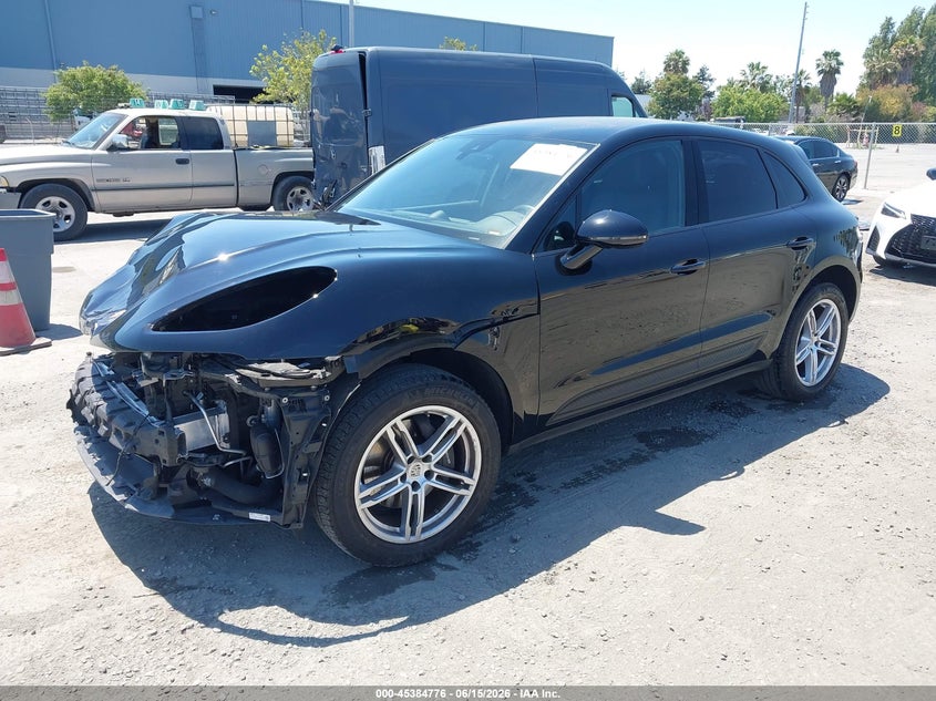 2023 Porsche Macan VIN WP1AA2A52PLB13009 IAAI salvage auction — FRONT END, Salvage (California), sold $6,800 on 2026-07-29 (photo 2)
