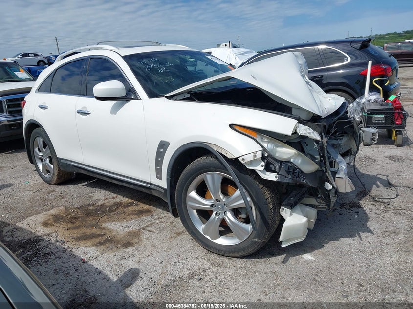 2009 Infiniti Fx35 VIN JNRAS18W59M159244 IAAI salvage auction — FRONT END, Junk (Oklahoma), sold $25 on 2026-07-28 (photo 1)