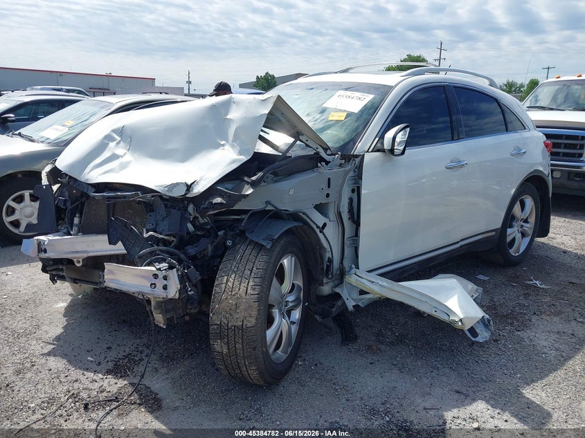 2009 Infiniti Fx35 VIN JNRAS18W59M159244 IAAI salvage auction — FRONT END, Junk (Oklahoma), sold $25 on 2026-07-28 (photo 2)