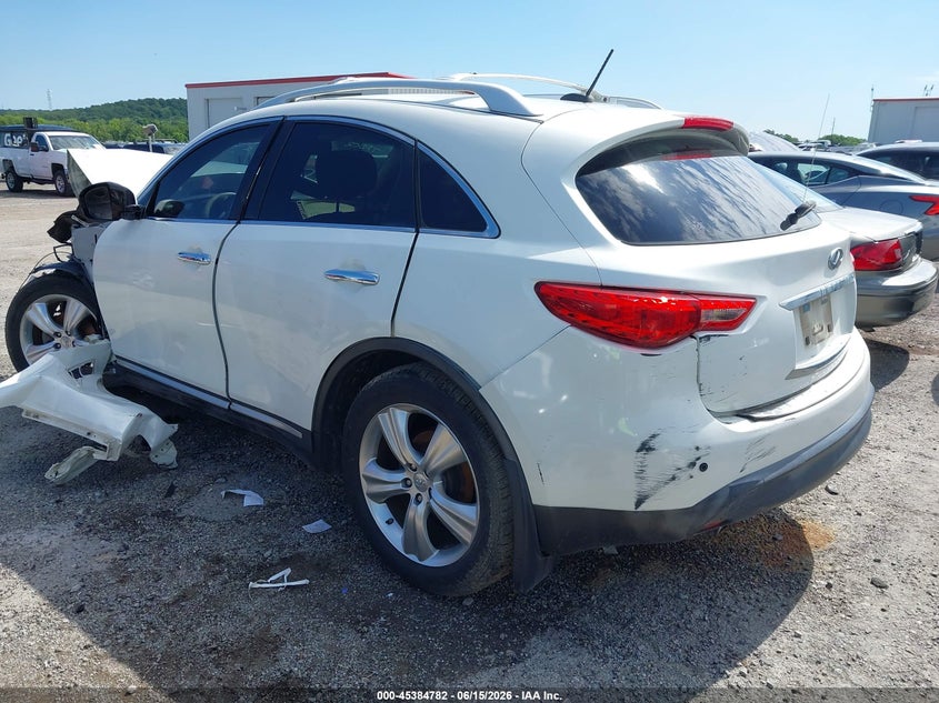 2009 Infiniti Fx35 VIN JNRAS18W59M159244 IAAI salvage auction — FRONT END, Junk (Oklahoma), sold $25 on 2026-07-28 (photo 3)