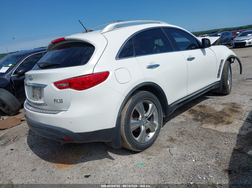 2009 Infiniti Fx35 VIN JNRAS18W59M159244 IAAI salvage auction — FRONT END, Junk (Oklahoma), sold $25 on 2026-07-28 (photo 4)