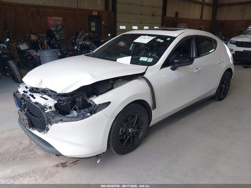 2021 Mazda VIN JM1BPBJY2M1322918 IAAI salvage auction — FRONT END, Salvage Title, sold $3,800 on 2026-07-18 (photo 2)