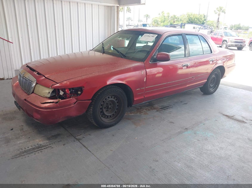 1998 Mercury Grand marquis VIN 2MEFM74W4WX618565 IAAI salvage auction — ALL OVER, Rebuildable (Florida), sold $250 on 2026-07-09 (photo 2)