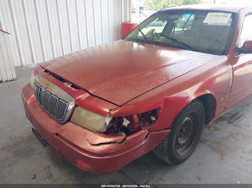 1998 Mercury Grand marquis VIN 2MEFM74W4WX618565 IAAI salvage auction — ALL OVER, Rebuildable (Florida), sold $250 on 2026-07-09 (photo 6)