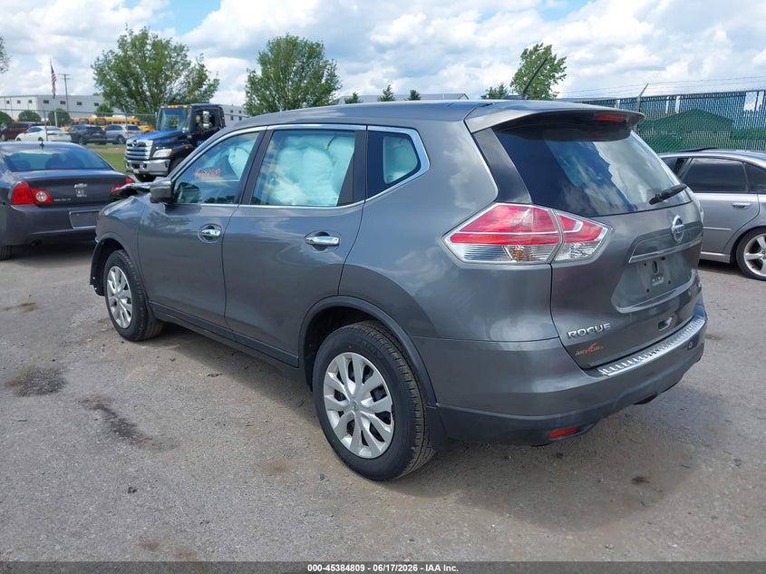 2015 Nissan Rogue VIN KNMAT2MV0FP547394 IAAI salvage auction — FRONT END, Mv-907A (New York), sold $950 on 2026-07-14 (photo 3)