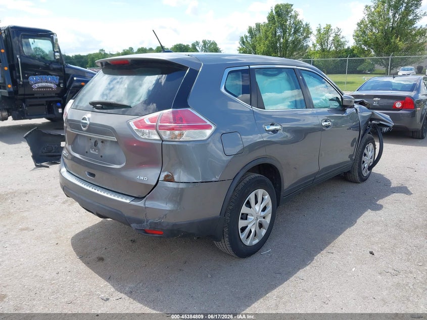 2015 Nissan Rogue VIN KNMAT2MV0FP547394 IAAI salvage auction — FRONT END, Mv-907A (New York), sold $950 on 2026-07-14 (photo 4)