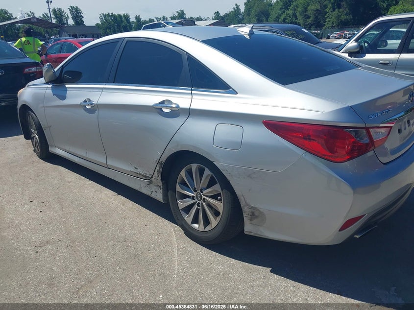 2014 Hyundai Sonata VIN 5NPEC4AB7EH868043 IAAI salvage auction — REAR END, Salvage - Greater Than 75% (Maryland), sold $1,225 on 2026-07-09 (photo 6)
