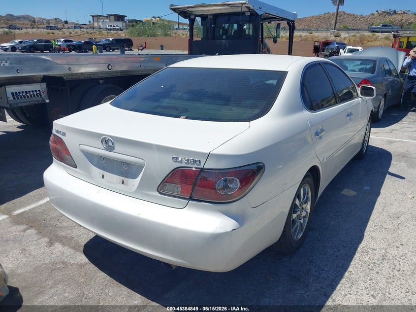 2004 Lexus Es 330 VIN JTHBA30G345001672 IAAI salvage auction — FRONT END, Salvage (California), sold $225 on 2026-07-15 (photo 4)