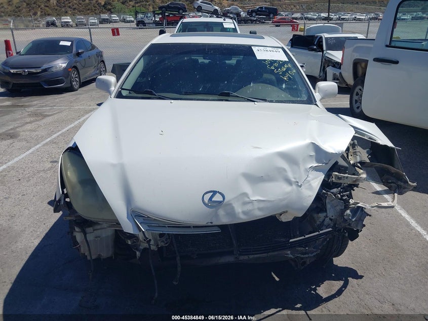 2004 Lexus Es 330 VIN JTHBA30G345001672 IAAI salvage auction — FRONT END, Salvage (California), sold $225 on 2026-07-15 (photo 6)
