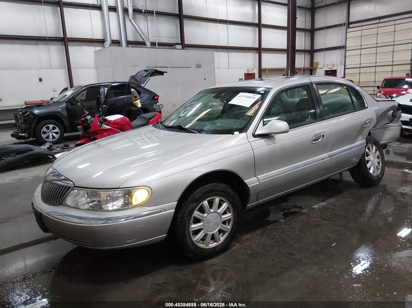 2002 Lincoln Continental VIN 1LNHM97V82Y684888 IAAI salvage auction — REAR END, Salvage (Idaho), sold $375 on 2026-07-24 (photo 2)