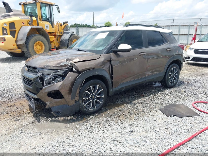 2022 Chevrolet Trailblazer VIN KL79MVSL7NB067896 IAAI salvage auction — LEFT FRONT, Salvage Title, sold $25 on 2026-07-31 (photo 2)