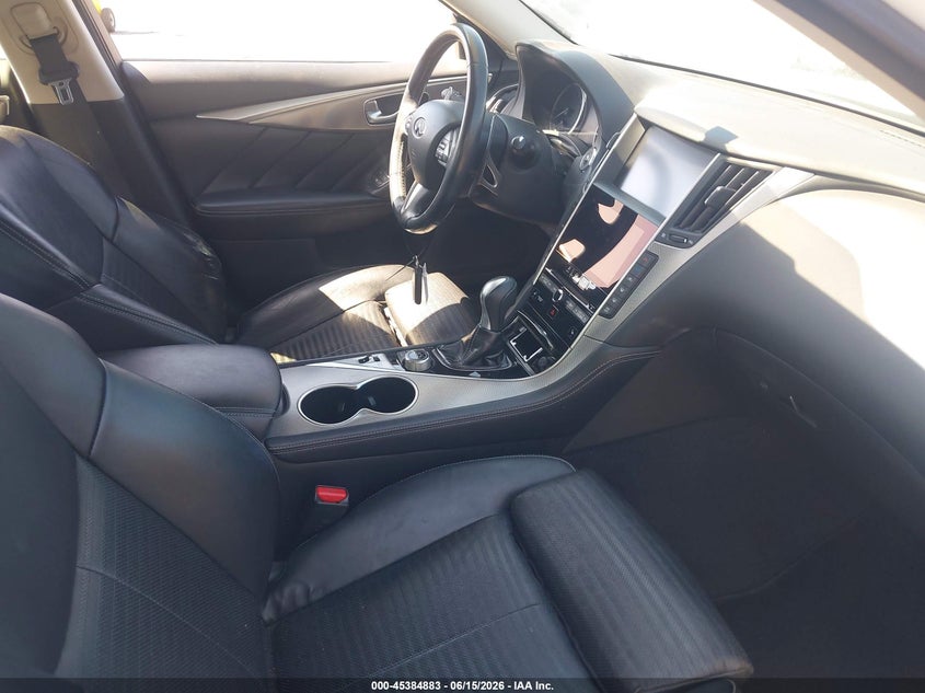 2015 Infiniti Q50 VIN JN1BV7AP9FM344218 IAAI salvage auction — LEFT SIDE, Salvage (California), sold $5,100 on 2026-07-13 (photo 5)