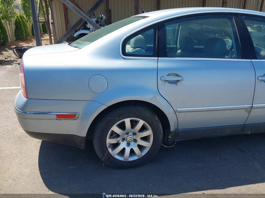 2003 Volkswagen Passat VIN WVWPD63B23P250354 IAAI salvage auction — NORMAL WEAR, Clear (Oregon), sold $200 on 2026-07-14 (photo 6)