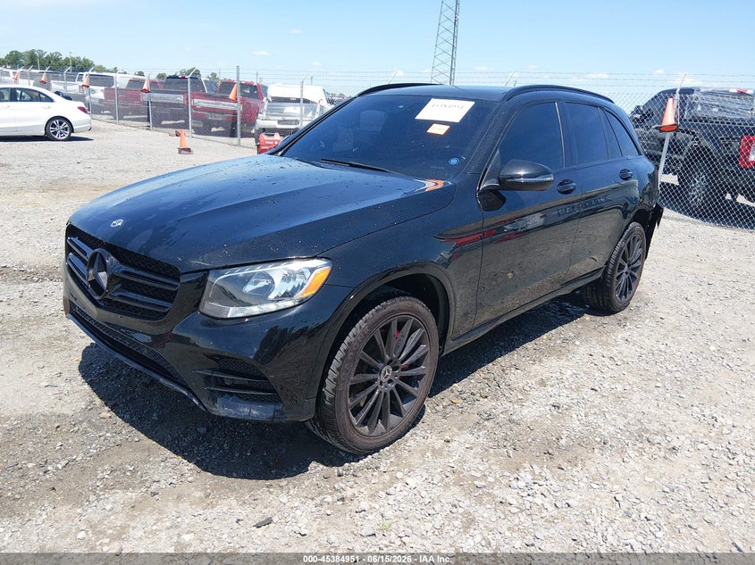 2018 Mercedes-benz Glc VIN WDC0G4JB2JF400752 IAAI salvage auction — REAR END, Salvage Title, sold $8,200 on 2026-08-12 (photo 2)