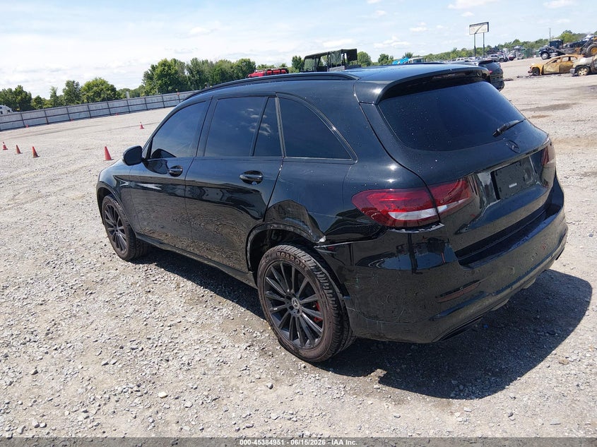 2018 Mercedes-benz Glc VIN WDC0G4JB2JF400752 IAAI salvage auction — REAR END, Salvage Title, sold $8,200 on 2026-08-12 (photo 3)