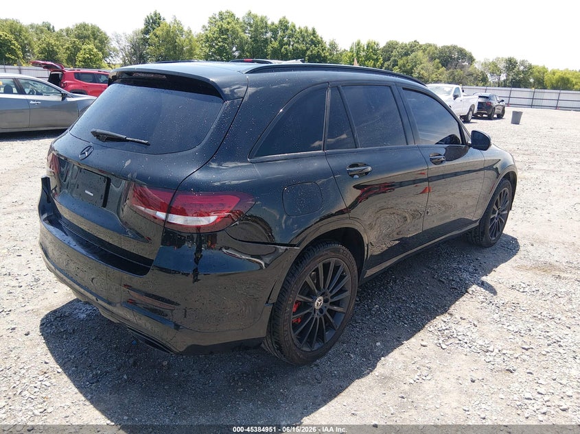 2018 Mercedes-benz Glc VIN WDC0G4JB2JF400752 IAAI salvage auction — REAR END, Salvage Title, sold $8,200 on 2026-08-12 (photo 4)