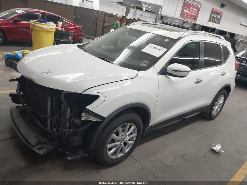 2017 Nissan Rogue VIN JN8AT2MT1HW145556 IAAI salvage auction — FRONT END, Salvage (Arizona), sold $2,275 on 2026-07-07 (photo 2)