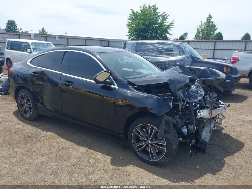 2021 BMW 2er VIN WBA73AK00M7H47345 IAAI salvage auction — FRONT END, Bill Of Sale (Washington), sold $825 on 2026-07-28 (photo 1)