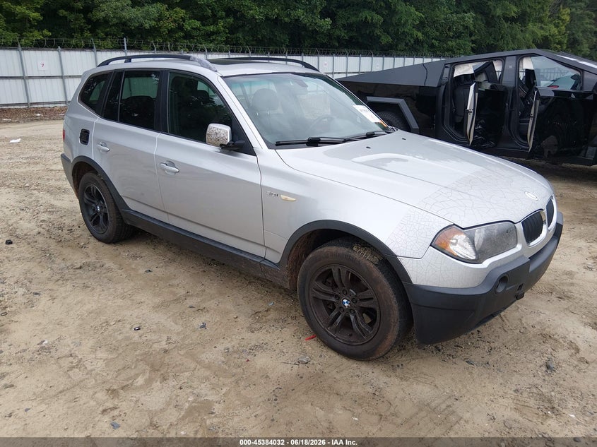 2004 BMW X3 VIN WBXPA93444WA65182 IAAI salvage auction — FRONT END, Salvage (Georgia), sold $300 on 2026-07-23 (photo 1)