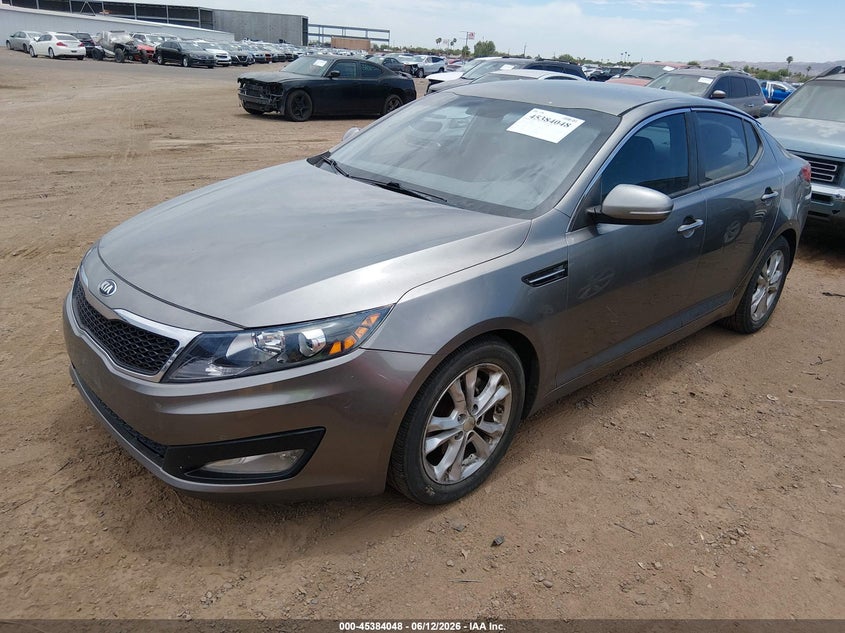2013 Kia Optima VIN 5XXGM4A73DG162697 IAAI salvage auction — NORMAL WEAR, Clear-Dealer Only (Arizona), sold $900 on 2026-07-14 (photo 2)