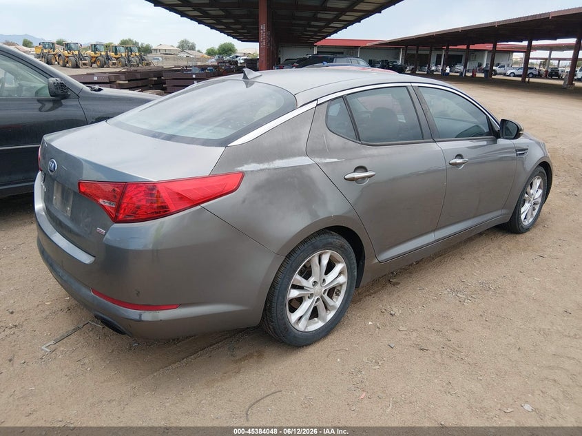 2013 Kia Optima VIN 5XXGM4A73DG162697 IAAI salvage auction — NORMAL WEAR, Clear-Dealer Only (Arizona), sold $900 on 2026-07-14 (photo 4)