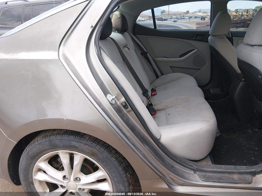 2013 Kia Optima VIN 5XXGM4A73DG162697 IAAI salvage auction — NORMAL WEAR, Clear-Dealer Only (Arizona), sold $900 on 2026-07-14 (photo 8)
