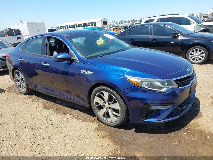 2019 Kia Optima VIN 5XXGT4L30KG331858 IAAI salvage auction — NORMAL WEAR, Clear - Dealer Only (California), sold $2,000 on 2026-07-13 (photo 1)