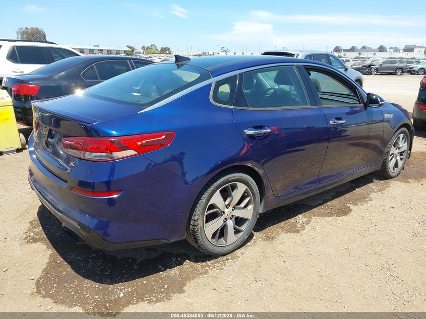 2019 Kia Optima VIN 5XXGT4L30KG331858 IAAI salvage auction — NORMAL WEAR, Clear - Dealer Only (California), sold $2,000 on 2026-07-13 (photo 4)