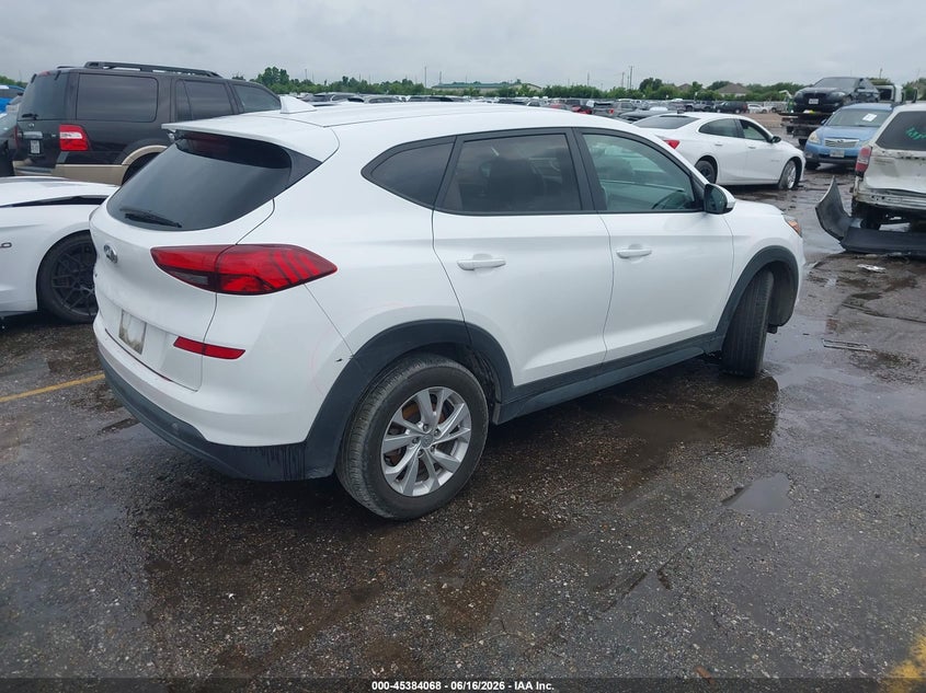 2019 Hyundai Tucson VIN KM8J23A43KU918611 IAAI salvage auction — FRONT END, Salvage (Texas), sold $3,750 on 2026-07-22 (photo 4)