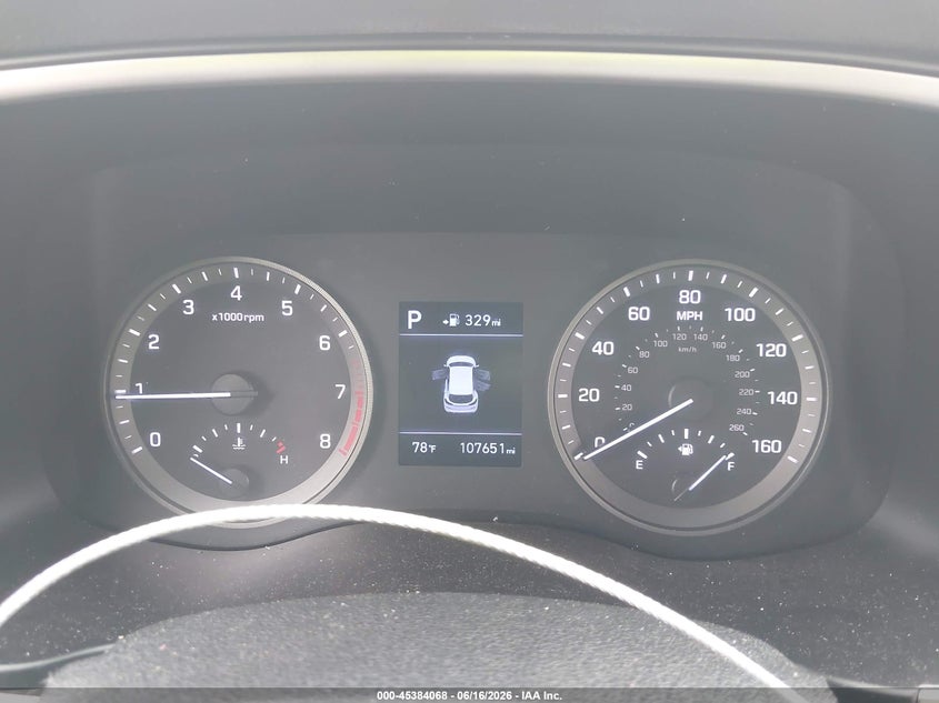 2019 Hyundai Tucson VIN KM8J23A43KU918611 IAAI salvage auction — FRONT END, Salvage (Texas), sold $3,750 on 2026-07-22 (photo 7)