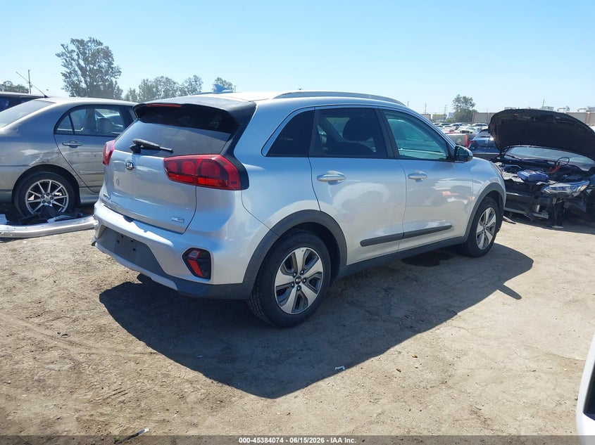 2020 Kia Niro VIN KNDCB3LC9L5396547 IAAI salvage auction — LEFT FRONT, Salvage (California), sold $6,000 on 2026-07-10 (photo 4)