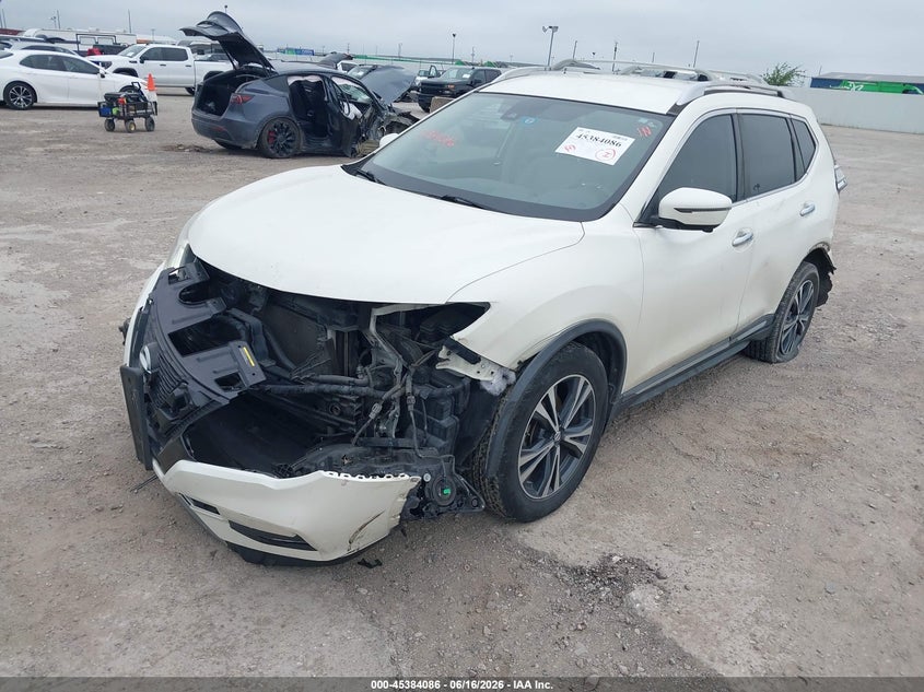 2017 Nissan Rogue VIN JN8AT2MT2HW139104 IAAI salvage auction — FRONT & REAR, Original (Texas), sold $2,125 on 2026-07-29 (photo 2)