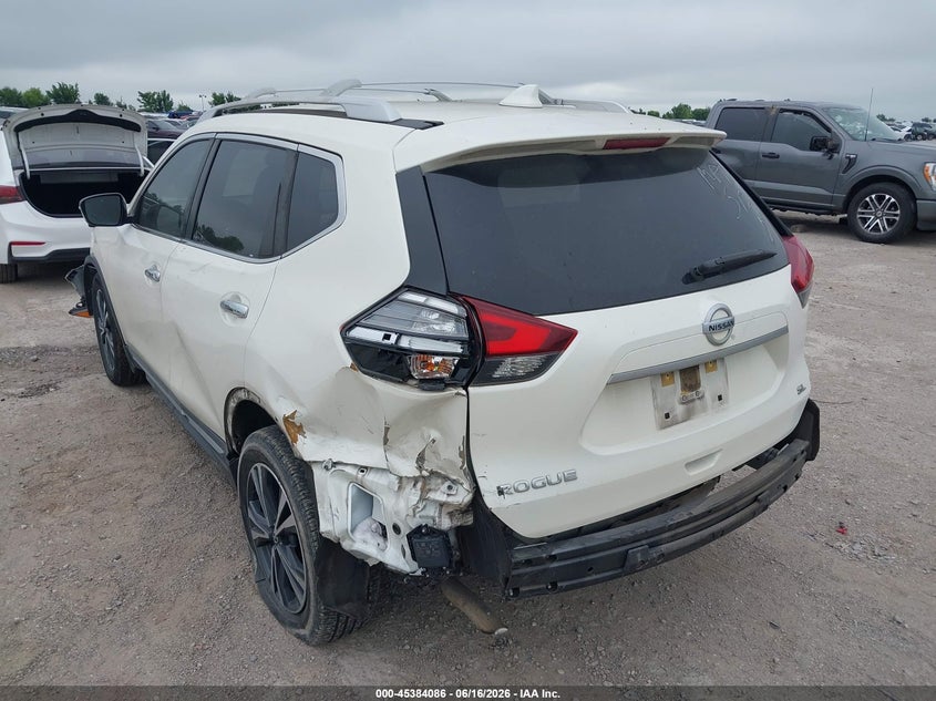 2017 Nissan Rogue VIN JN8AT2MT2HW139104 IAAI salvage auction — FRONT & REAR, Original (Texas), sold $2,125 on 2026-07-29 (photo 3)