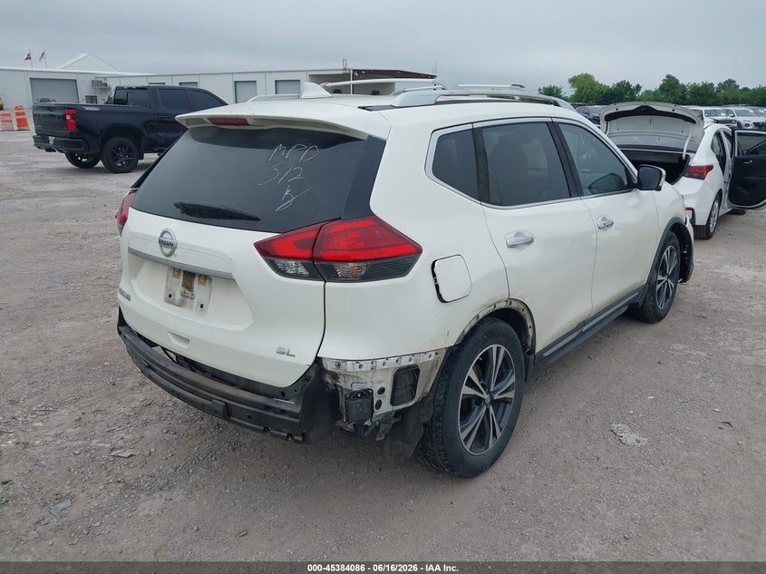 2017 Nissan Rogue VIN JN8AT2MT2HW139104 IAAI salvage auction — FRONT & REAR, Original (Texas), sold $2,125 on 2026-07-29 (photo 4)