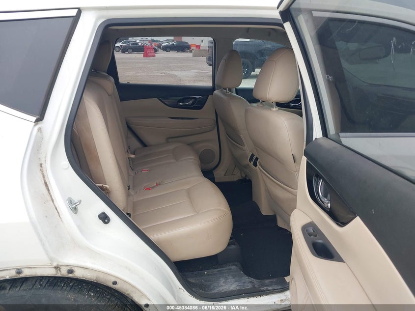 2017 Nissan Rogue VIN JN8AT2MT2HW139104 IAAI salvage auction — FRONT & REAR, Original (Texas), sold $2,125 on 2026-07-29 (photo 8)