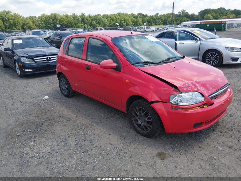 2004 Chevrolet Aveo VIN KL1TJ62694B277892 IAAI salvage auction — FRONT END, Salvage - Greater Than 75% (Maryland), sold $225 on 2026-07-13 (photo 1)