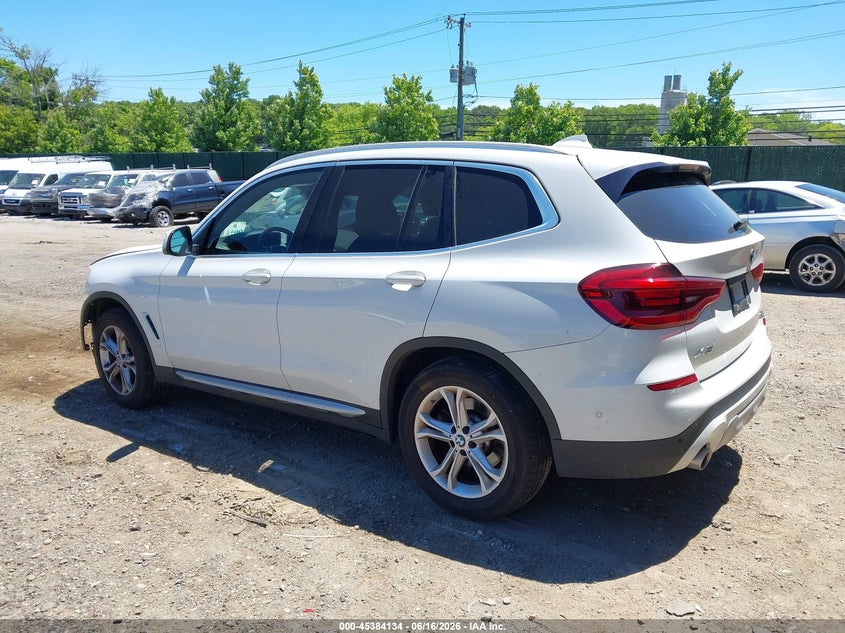 2021 BMW X3 VIN 5UXTY5C03M9D90691 IAAI salvage auction — FRONT END, Mv-907A (New York), sold $10,850 on 2026-07-14 (photo 3)