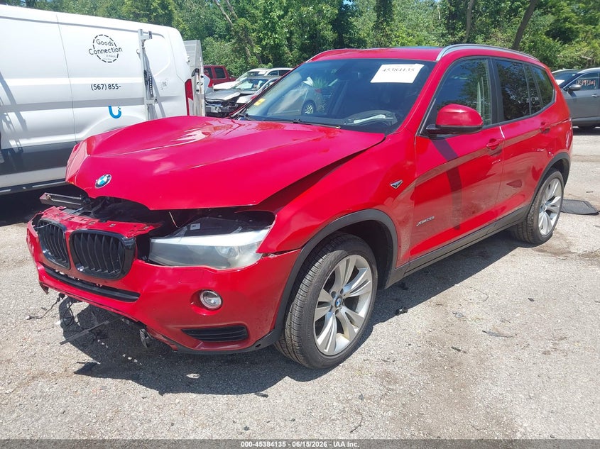 2016 BMW X3 VIN 5UXWX9C5XG0D77917 IAAI salvage auction — FRONT END, Salvage (Ohio), sold $850 on 2026-07-28 (photo 2)