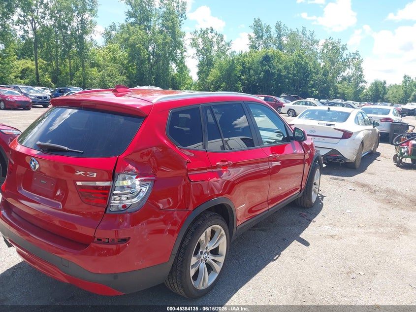 2016 BMW X3 VIN 5UXWX9C5XG0D77917 IAAI salvage auction — FRONT END, Salvage (Ohio), sold $850 on 2026-07-28 (photo 4)