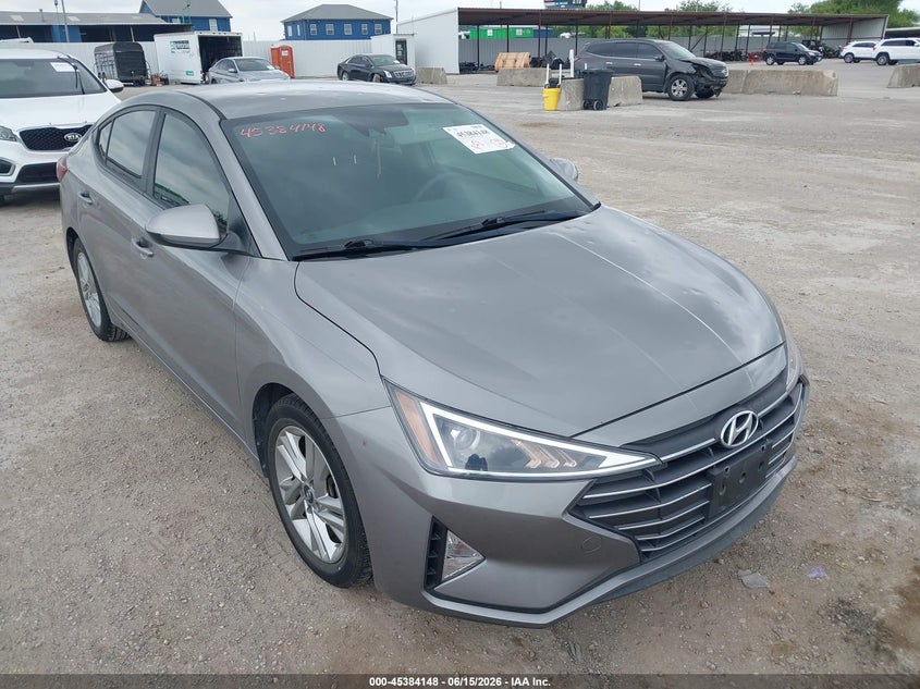 2020 Hyundai Elantra VIN KMHD84LF7LU978411 IAAI salvage auction — HAIL, Original (Texas), sold $6,600 on 2026-07-29 (photo 1)