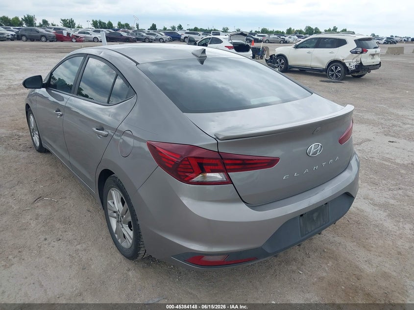 2020 Hyundai Elantra VIN KMHD84LF7LU978411 IAAI salvage auction — HAIL, Original (Texas), sold $6,600 on 2026-07-29 (photo 3)