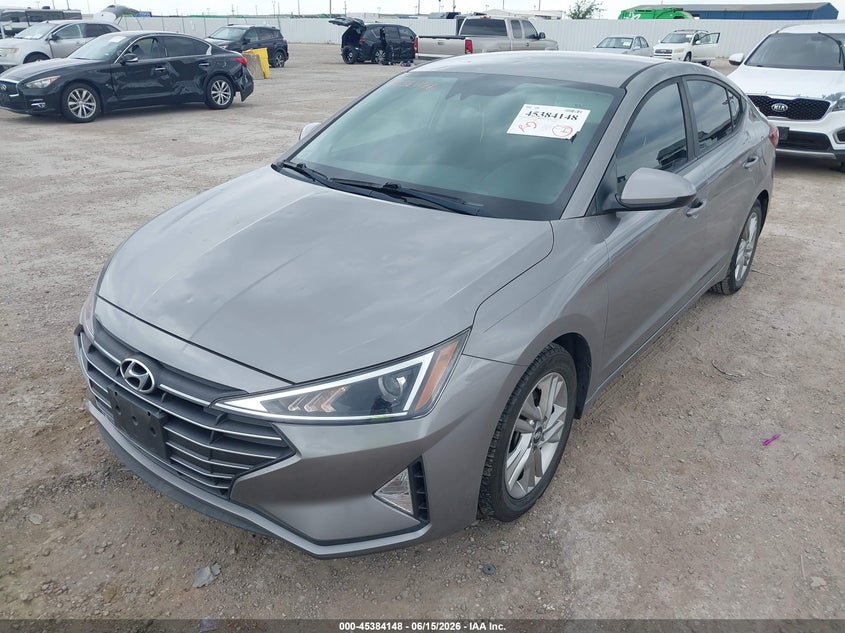 2020 Hyundai Elantra VIN KMHD84LF7LU978411 IAAI salvage auction — HAIL, Original (Texas), sold $6,600 on 2026-07-29 (photo 6)